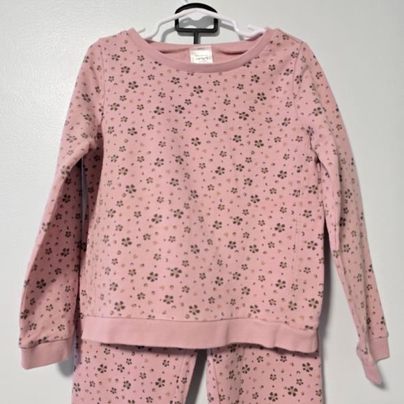 Carter's Girls Floral Tee & Pant Set - 7/7A - Picture 3 of 15